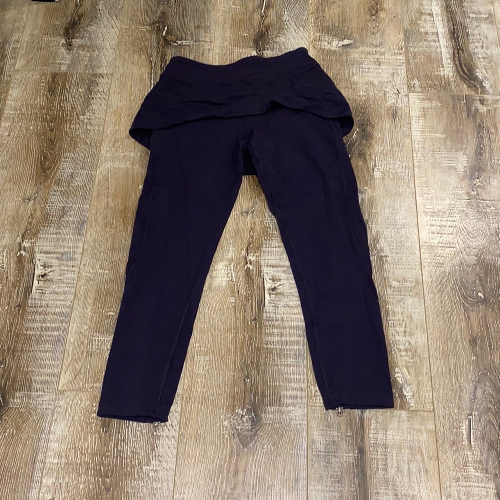 Super rare dark purple leggings with mini shirt attached